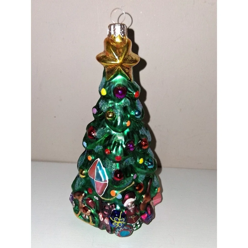 Christopher Radko Christmas Tree Glass Ornament 6.25